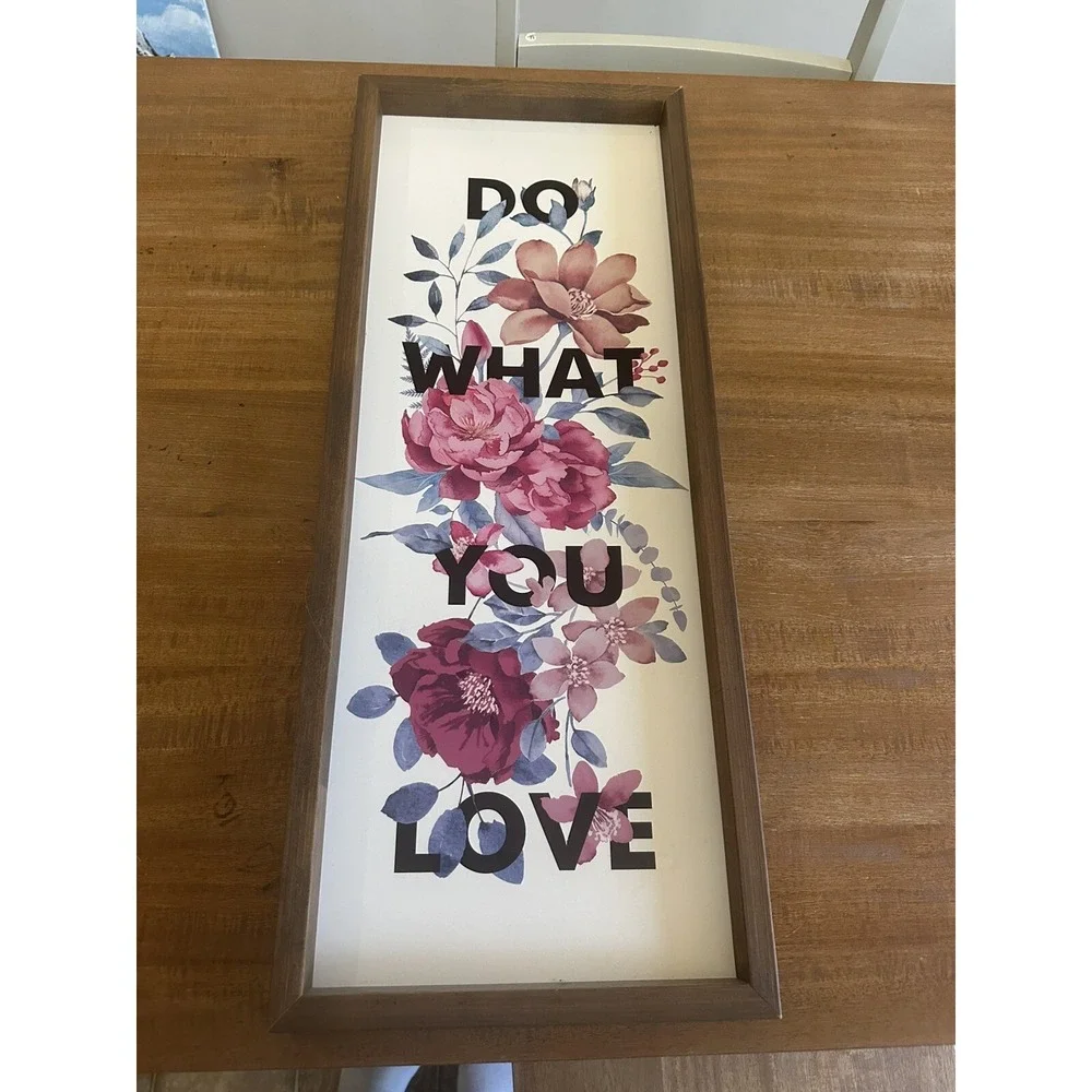 Do What You Love Modern Wall Art Home Decor Floral 25